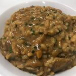 Risotto de boletus con queso de Hinojosa